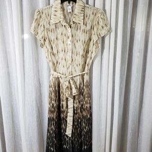 JBS size 10 button down dress